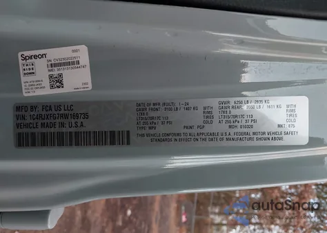 2024 Jeep Wrangler 4-Door Rubicon 4X4 from USA, damaged, VIN 1C4RJXFG7RW169735